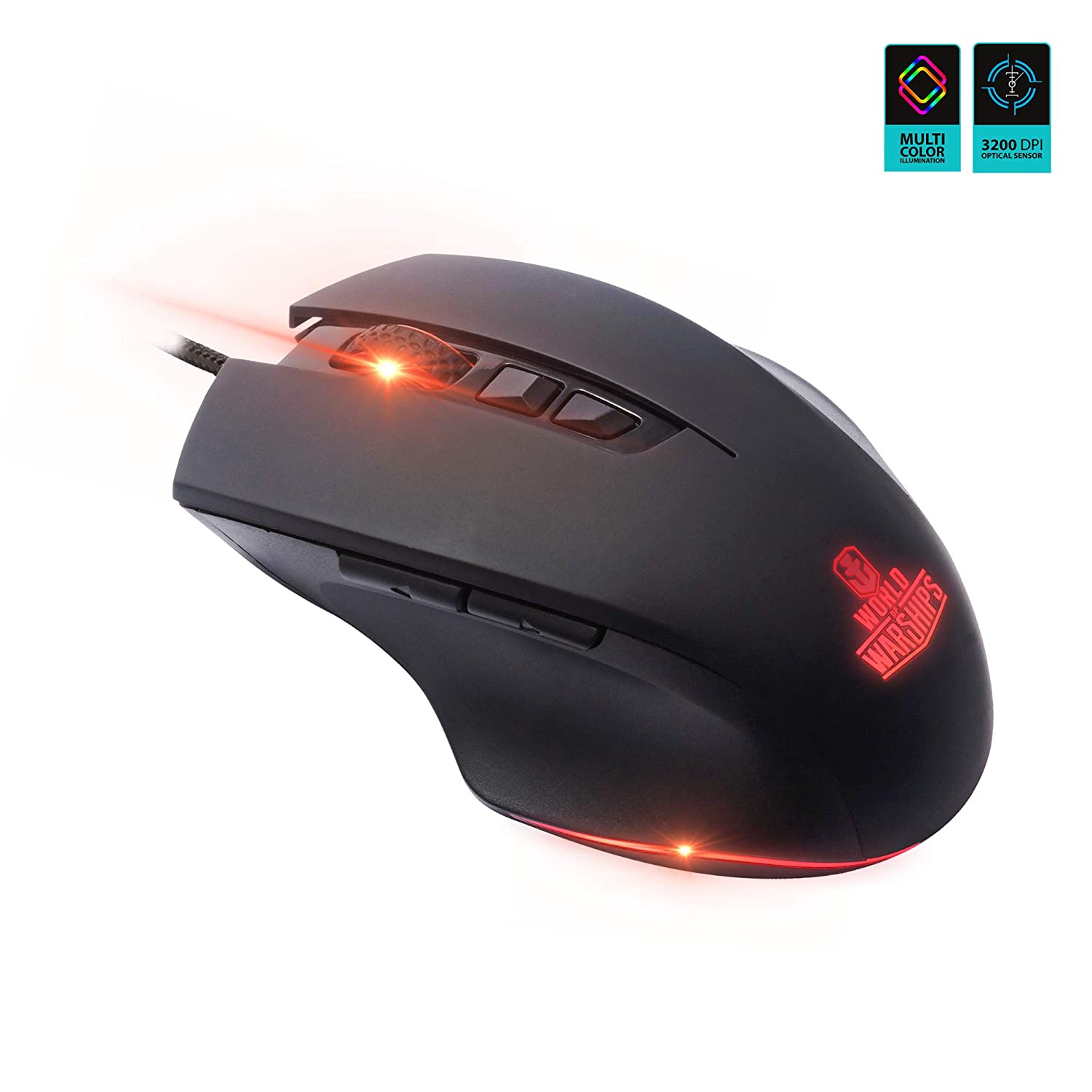 Mouse All Types - Ant Esports GM200W Optical Wired USB Gaming Mouse with 6 Programmable Buttons