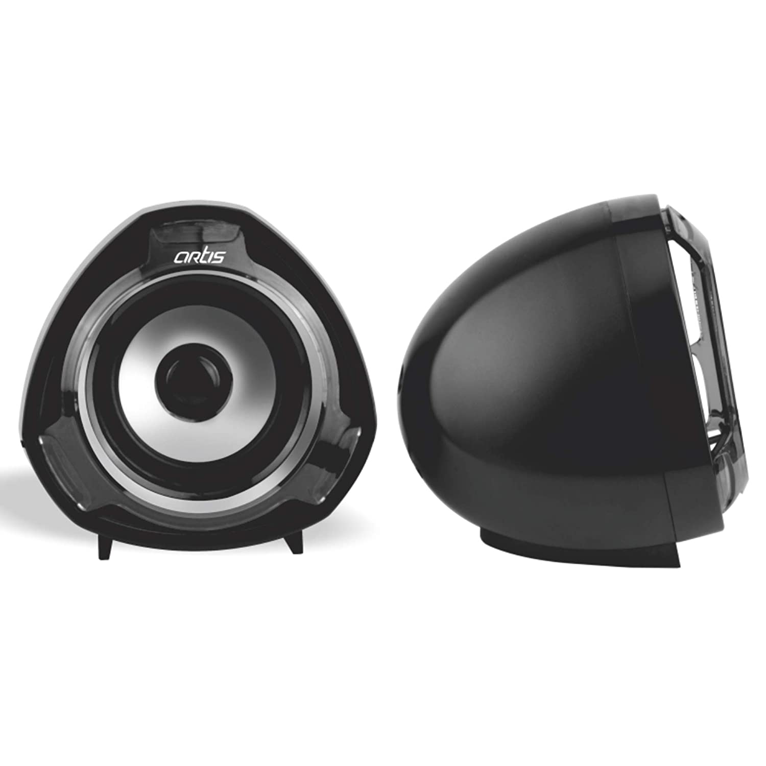 Speakers All Types - Artis S9 2.0 USB Multimedia Speakers (Black)(6W RMS Output)