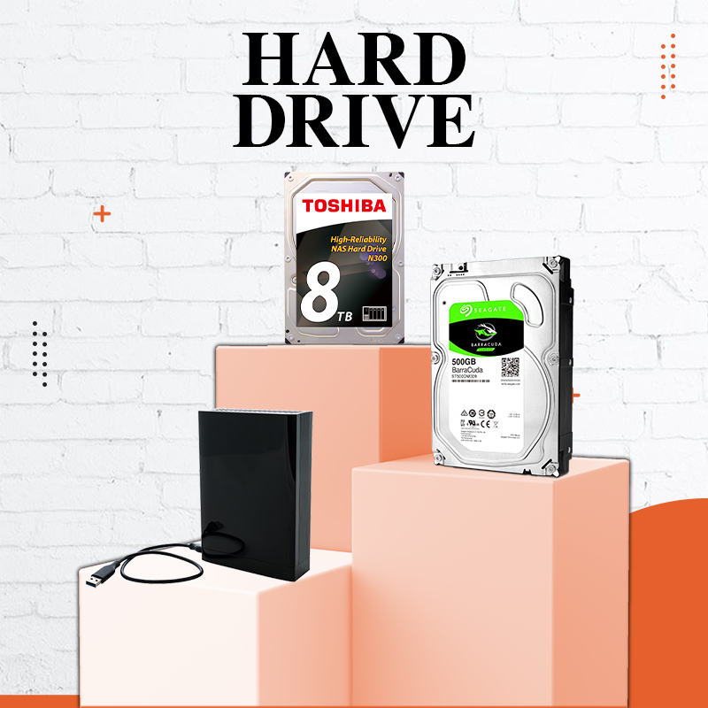 Computer All Hardware - Hard Drive and SSD