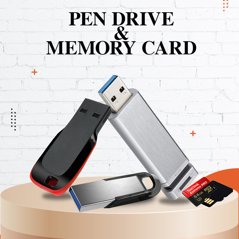 IT Accessories Peripherals - PENDRIVE and MEMORY CARD