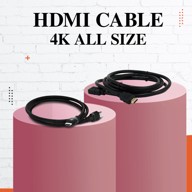 Cables All Types - HDMI Cable 4K All Size