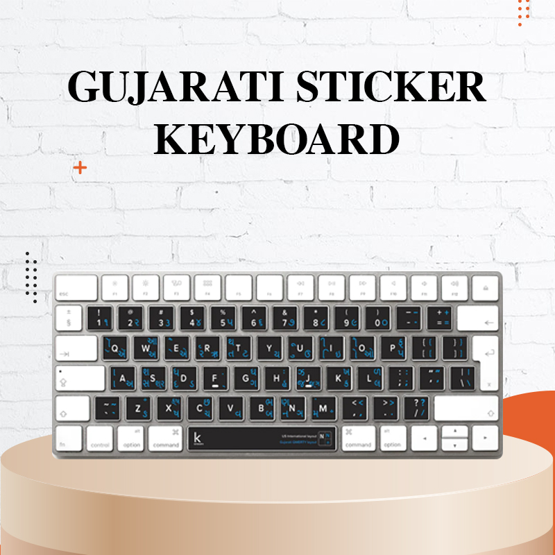 IT Accessories Peripherals - Gujarati Sticker Keyboard