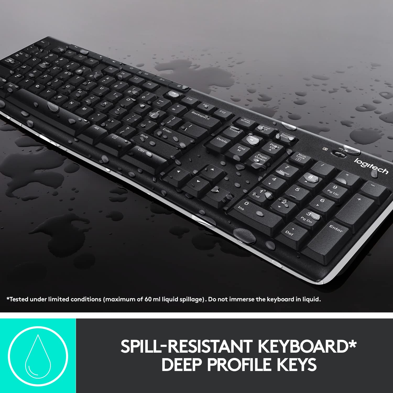 The Ultimate Strings - IT Accessories Peripherals - Logitech MK275 USB Wireless Keyboard and Mouse Compact Wireless 8 Multimedia & Shortcut Keys, 2-Year Battery Life