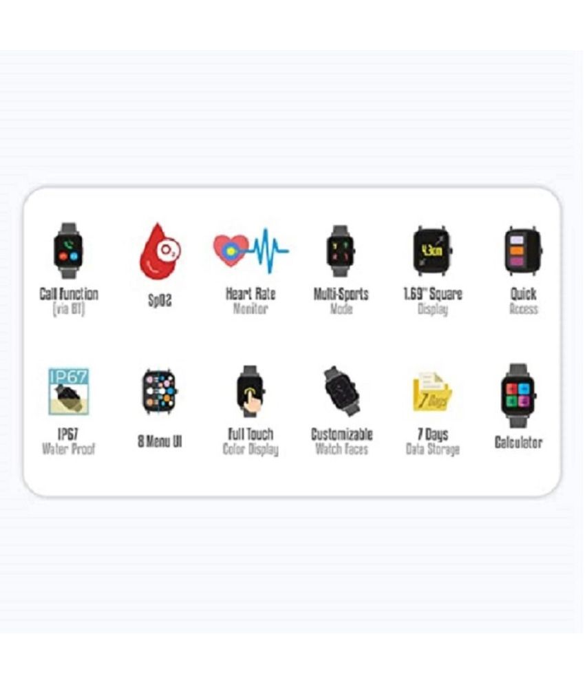 The Ultimate Strings - Smart Gadgets - Smart Watch Calling Zebronics ZEB-FIT380CH