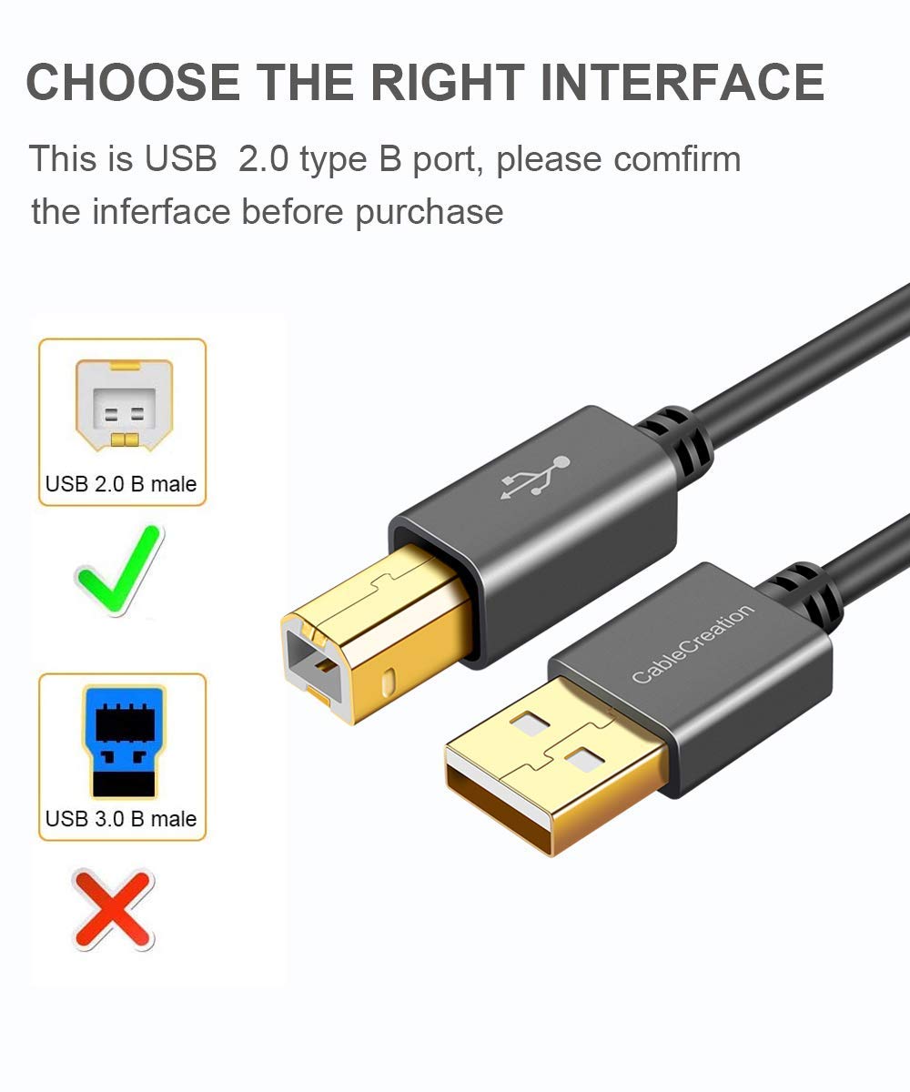 The Ultimate Strings - Cables All Types - Printer Cable Heavy Duty AM-BM 10M