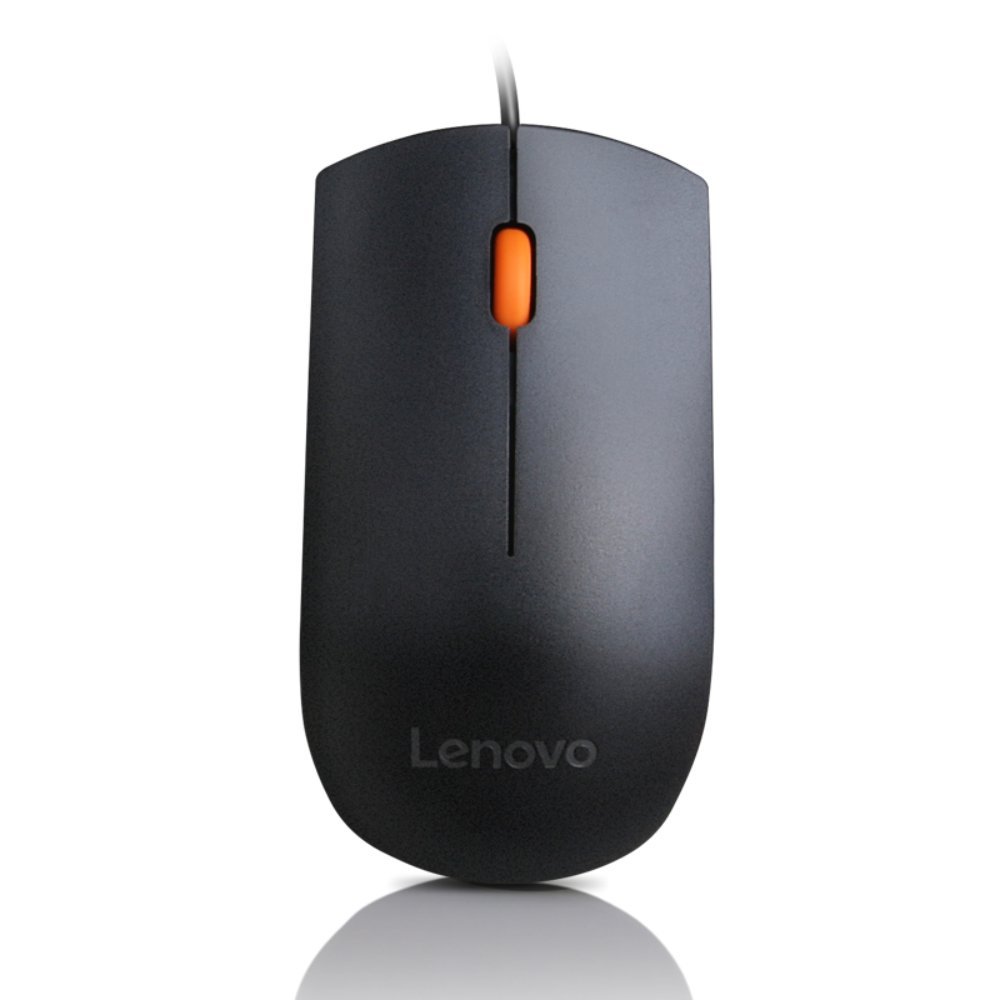 The Ultimate Strings - IT Accessories Peripherals - Lenovo 300 Wired Plug & Play USB Mouse, High Resolution 1600 DPI Optical Sensor