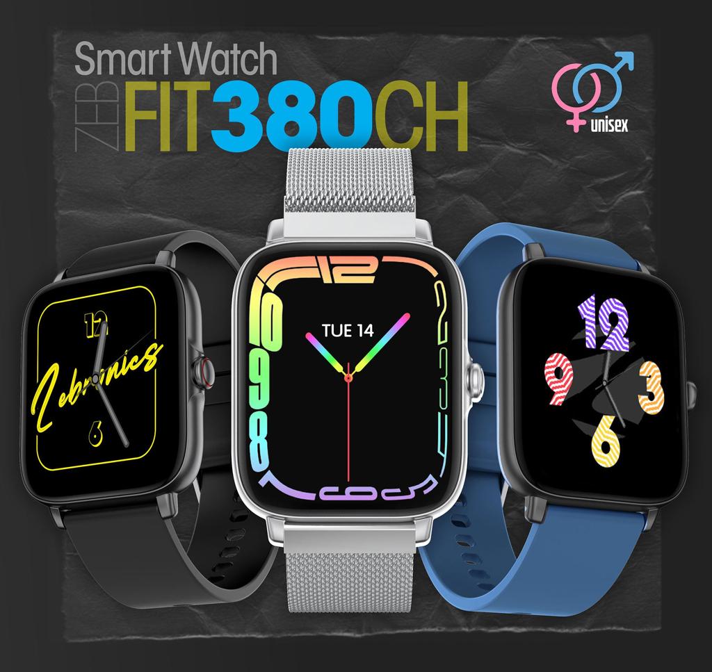 The Ultimate Strings - Smart Gadgets - Smart Watch Calling Zebronics ZEB-FIT380CH